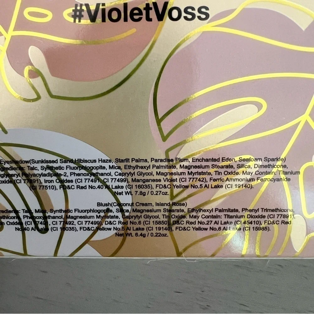Violet Voss Pretty In Paradise Face & Eye Shadow Palette